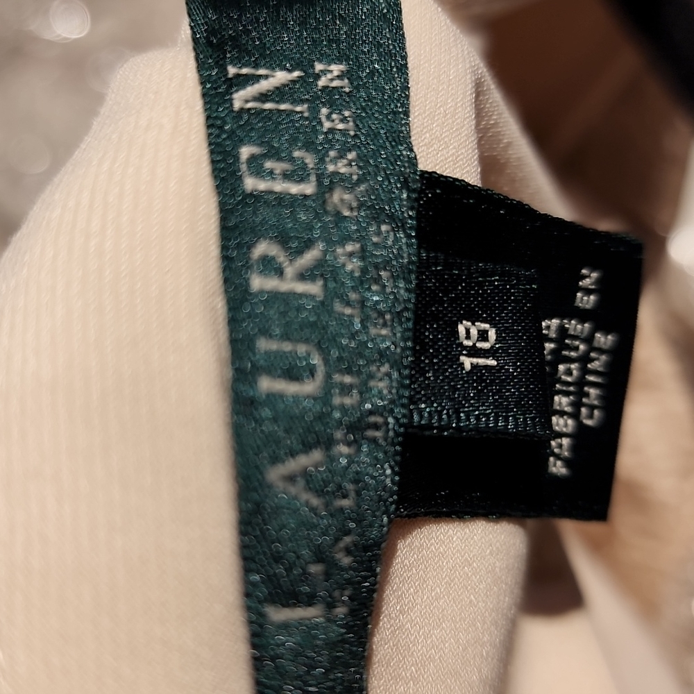 🎉HP🎉 Lauren by  Ralph Lauren  NWT Bodycon Cowel neck  sz 18 - Picture 5 of 15